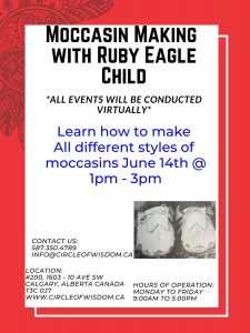 Moccasin Making With Ruby Eagle Child