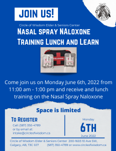 Nasal Spray Naloxone Lunch and Learn