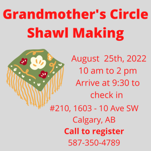 Grandmother’s Circle Shawl Making
