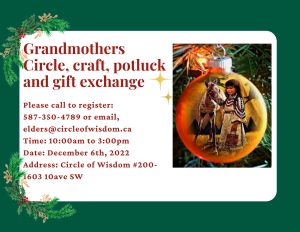Grandmothers Circle, Craft, Potluck and Gift Exchange